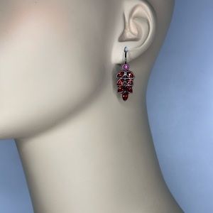 Red Leaf Earrings - Fashion Jewelry